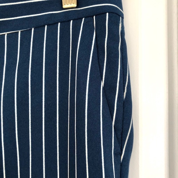 Banana Republic Blue & White Stripe Hayden Pant - Picture 6 of 6